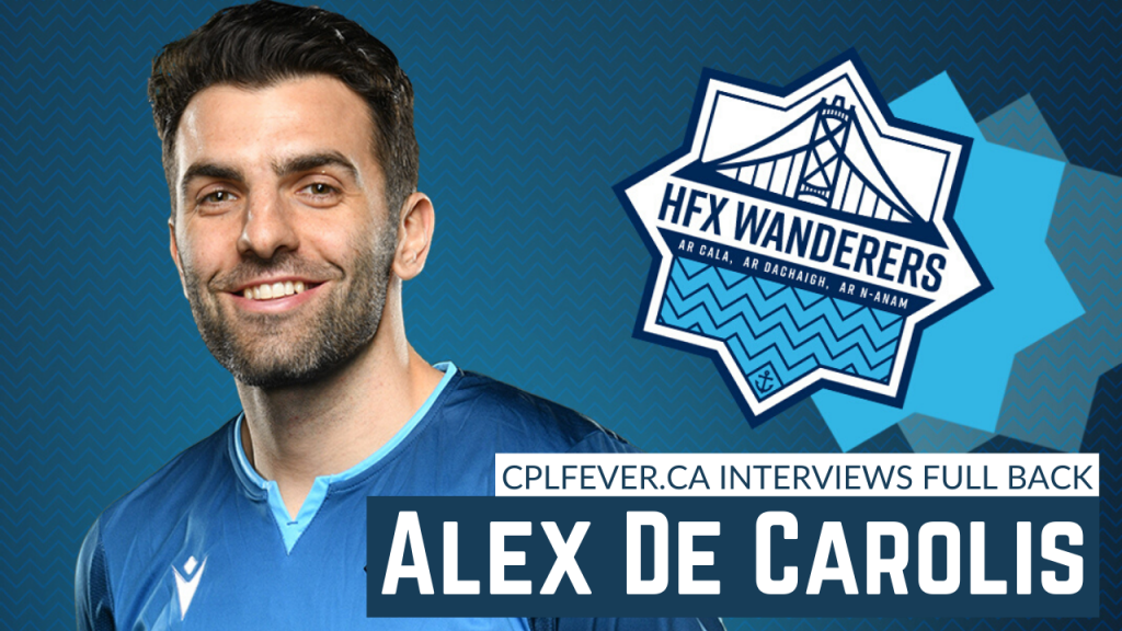 alex de carolis hfx wanderers fc defender